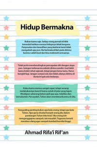 Hidup Bermakna