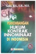 Perkembangan hukum kontrak innominaat di indonesia