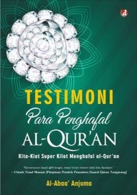 Testimoni para penghapal Al-Quran